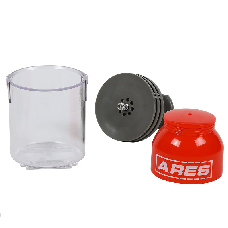 ARES 54035 – Deluxe Bearing Packer – Quickly and Easily Flushes Old Grease and Repacks Wheel Bearing – Fill with Grease Gun or by Hand – Durable Polycarbonate Construction
