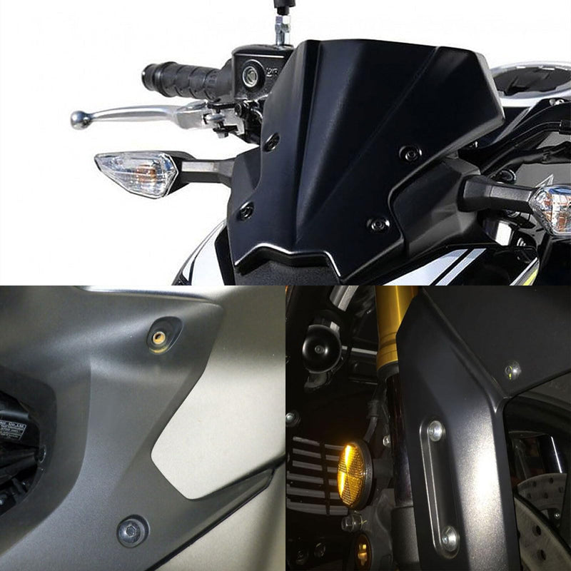 Motorcycle Fairing Bolt Kit, 397 Pcs M4 M5 M6 Universal Windscreen Screws Fasteners Fairing Bolts Nut Clips Kit Fit for Kawasaki Suzuki Yamaha BMW Honda GSXR Harley Davidson Motorcycle