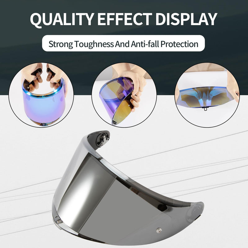 psler Helmet Visor for K6 K6s - K6 K6 s Visor Helmet Face Shield Helmet Accessories Replacement for K6 K6s,Silver-Mirror Silver-mirror