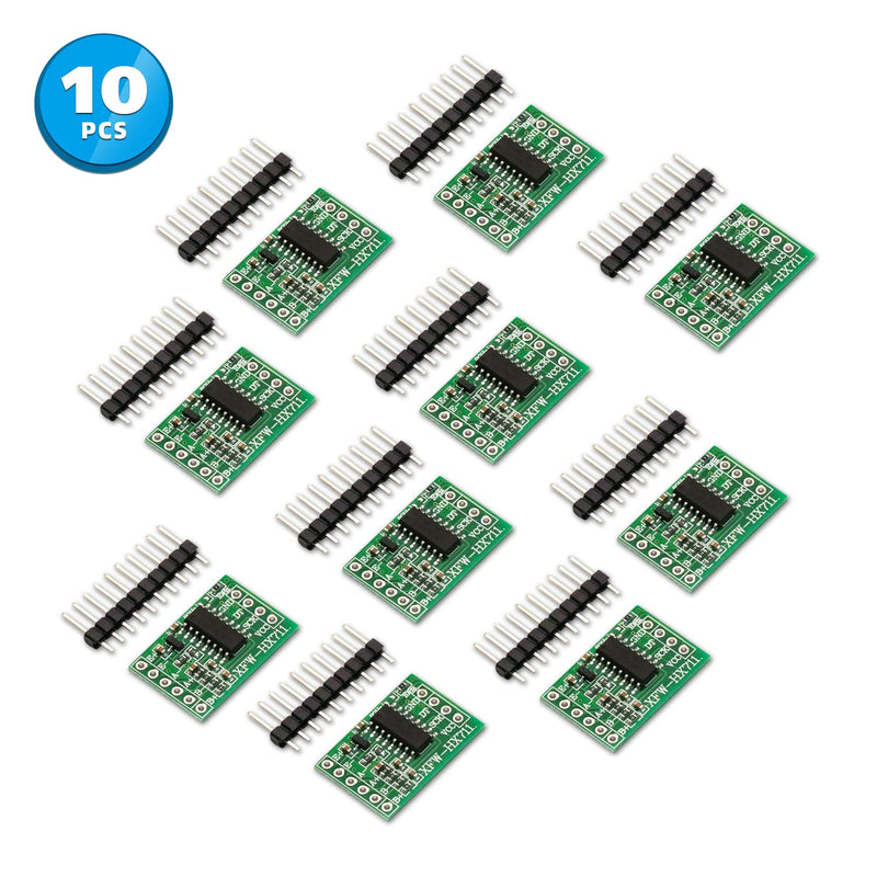 HX711 Load Cell Amplifier Breakout Weight Weighing Sensors Ad Module Analog to Digital Converter, for Arduino Microcontroller(10PCS)
