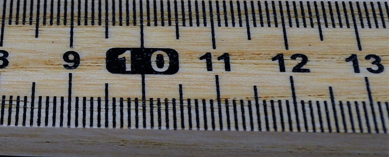 EISCO Double Sided Meter Stick - Hardwood Metric Meter Stick, Horizontal Reading & Protective Metal Ends
