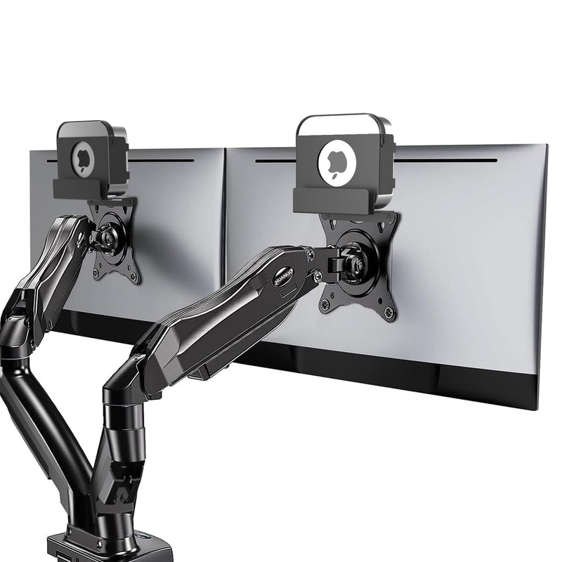Compatibe for Mac mini M4 Monitor Back Stand, wallmount, Desktop Bottom Mount, Supports Screw and Adhesive Installation. Built-in Fixed Slot for USB hub or Portable Hard Drive.(Black) black