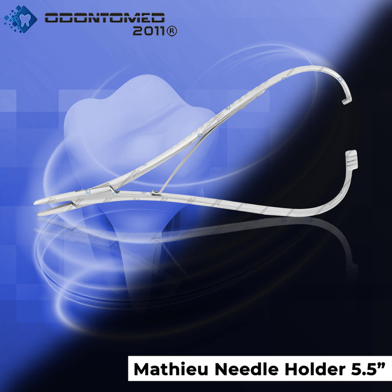 Dental Mathieu Needle Holder 14cm (5.5") Pliers Forcep Orthodontics 3 Pieces Instruments ODM