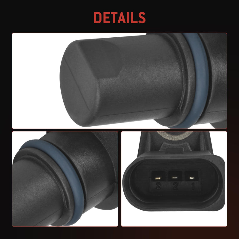 HYR Camshaft Crankshaft Position Sensor Fit for Buick Cadillac GMC Chevrolet & Suzuki Models - Enclave Lacrosse ATS CTS Acadia Terrain Camaro Colorado Equinox Impala Grand Vitara, 12615371, 5Pcs