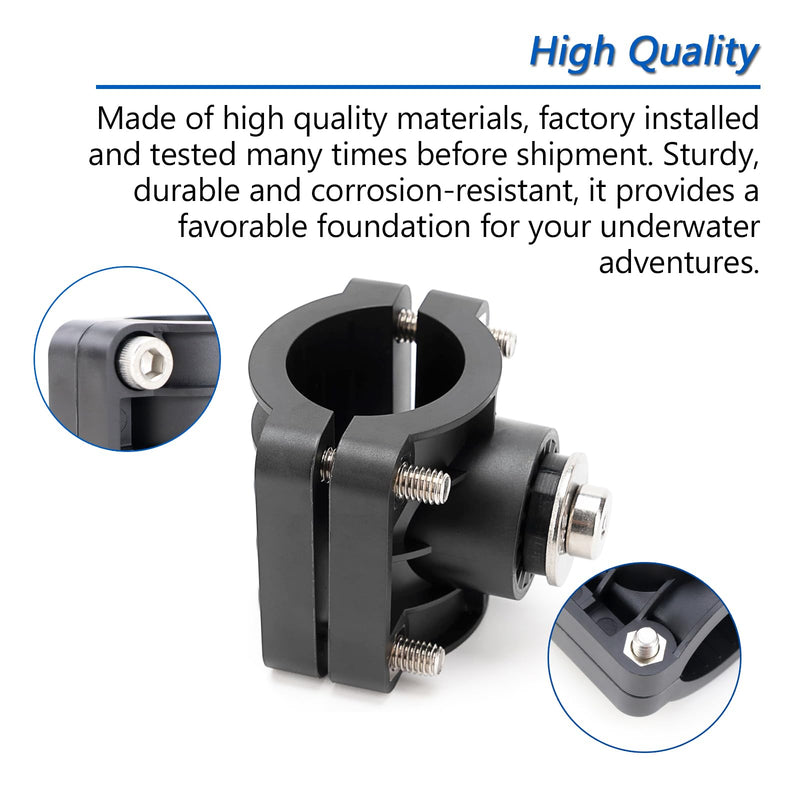 0 Degree Livescope Pole Mount Accessories Fit for Panoptix LiveScope LVS32 transducer, for Use with LiveScope Ice Fishing Bundle & LiveScope System Replace 010-12676-15 0101267615