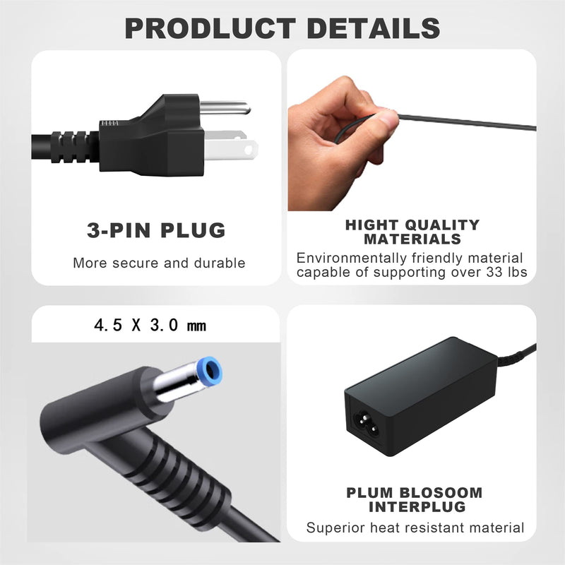 120W Charger Compatible for USB-C Dock G5 Power Cord L41856-001 for HP Dock G5 5TW10UT 5TW10AA 5TW10AA#ABB 5TW10UT#ABA USB-C/A Universal Dock G2 5TW13AA HP Docking Station 19.5V 6.15A AC