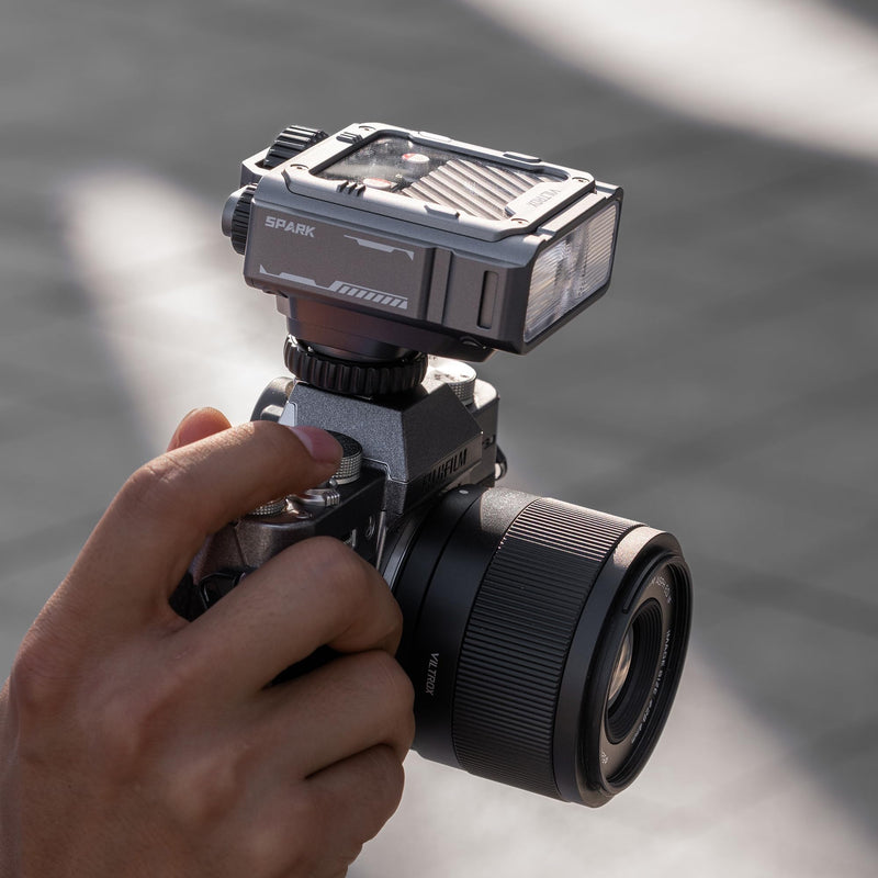 VILTROX Spark Z3 TTL On-Camera Flash for Sony, GN16 Mini Camera Flash Speedlite with 26W Output, 7-Step Manual Flash Control, 1s Fast Recycle, 650 Full-Power Flashes, Softbox Included (Gray) Gray Z3 TTL Flash for Sony