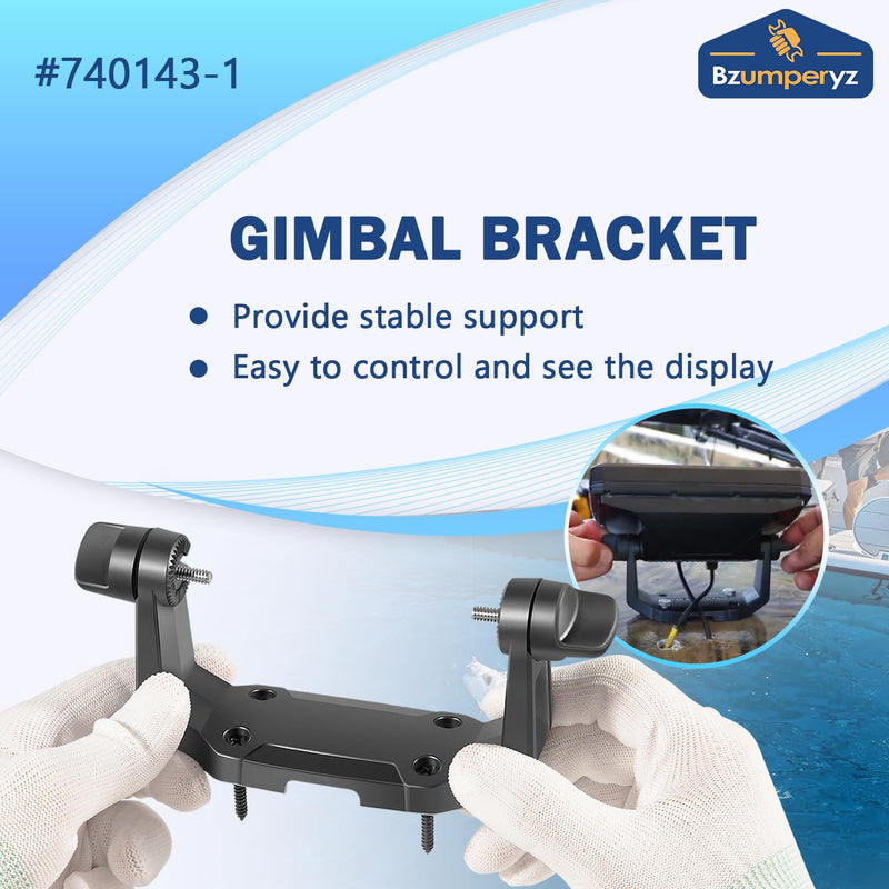740143-1 Gimbal Bracket Mounting Bracket with Knobs Fit for Helix-5 Series Fish Finders All Models 740143-1