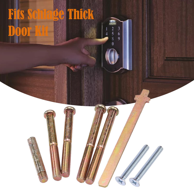 02007 Thick Door Kit for Schlage BE365 BE469 Deadbolt Fits 2" Thicker Doors