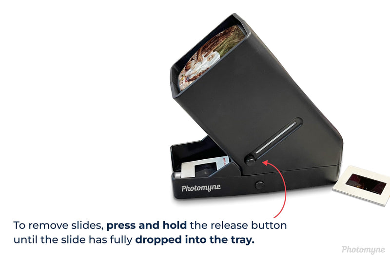 Photomyne 35mm Slide Viewer – 3X Magnification LED Light | Rediscover Every Slide in Vivid Detail