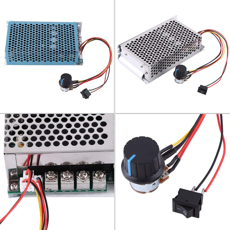 Universal DC Motor Speed Controller 10-50V, PWM Control Switch Governor for Brush Motors – Industrial Use,
