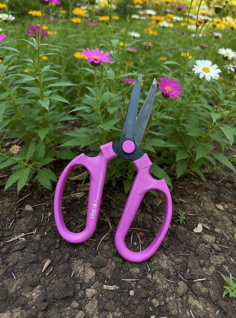 Garden Pruning Scissors Carbon Steel Blades 7.6 Inch Bougainvillea - Hot Pink 7.6 inch Hot Pink