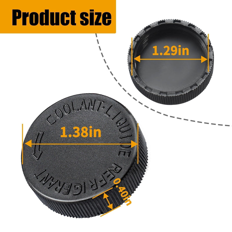 Black Engine Coolant Overflow Reservoir Tank Cap Compatible with Infiniti EX35 FX37 EX37 G35 Q70 QX50 G25 G37 2003-2017 for Nissan Murano Rogue Versa Quest Replace 21712-79900 AM-4118851190 1PCS