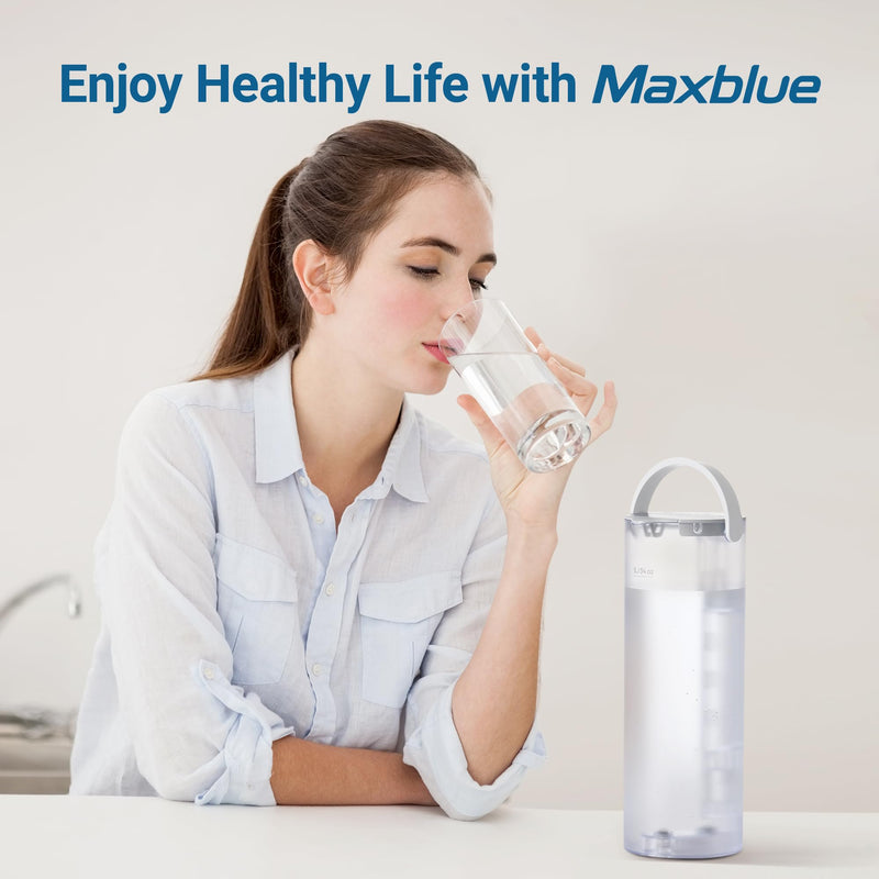 Maxblue MB-PWT Pure Water Tank, BPA Free, 34 OZ, Portable Pure Water Tank for WD-C1S and WD-C1H Countertop Reverse Osmosis System