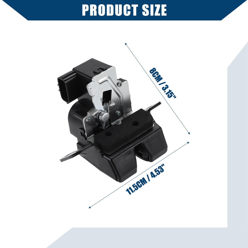 No.812301H300 Rear Trunk Tailgate Lock Latch Actuator Motor 4 Pin for Hyundai Tucson GL GLS Limited SE 2.0L 2.4L 2010-2015 / Latch Assembly Trunk Lid Motor / 1 Pcs/Black