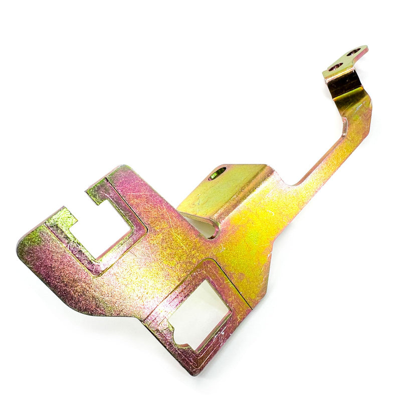 Throttle Cable and Kickdown Cable Bracket Replaces for Edelbrock Performer, Thunder AVS and All Quadrajet-style Carburetors Fits TH350, 700-R4, and 200-4R Cables Gold Anodized