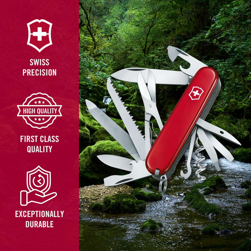 Victorinox Swiss Army Ranger Pocket Knife,Red , 91mm