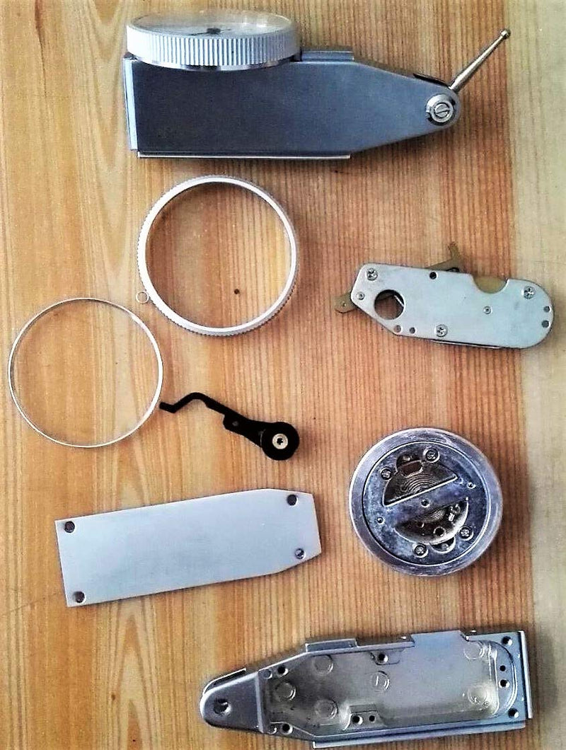 Professional Dial Test Indicator 0-0.03"x0.0005" Steel Hardened All Metal Components with 2 Steel Dovetail Clamps 3/8'' and 5/32'' in Storage Case