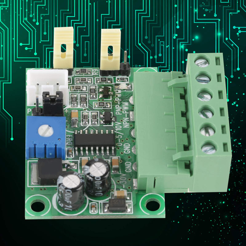 Analog Voltage to PWM Converter, 0-5V/0-10V Analog Input Voltage to PWM 2KHZ-20KHZ Converter Module,for PWM Motor Speed Control Interface Circuit Activity