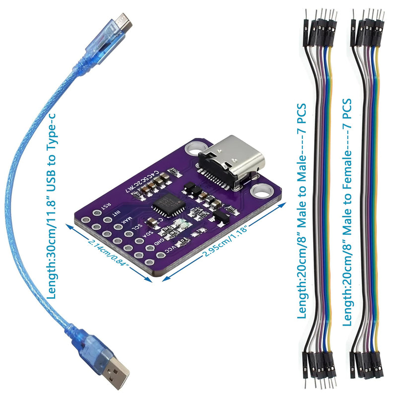CP2112 Adapter Type-C USB to SMBus I2C Communication with Wires CP2112 Adapter(TYPE-C Interface)
