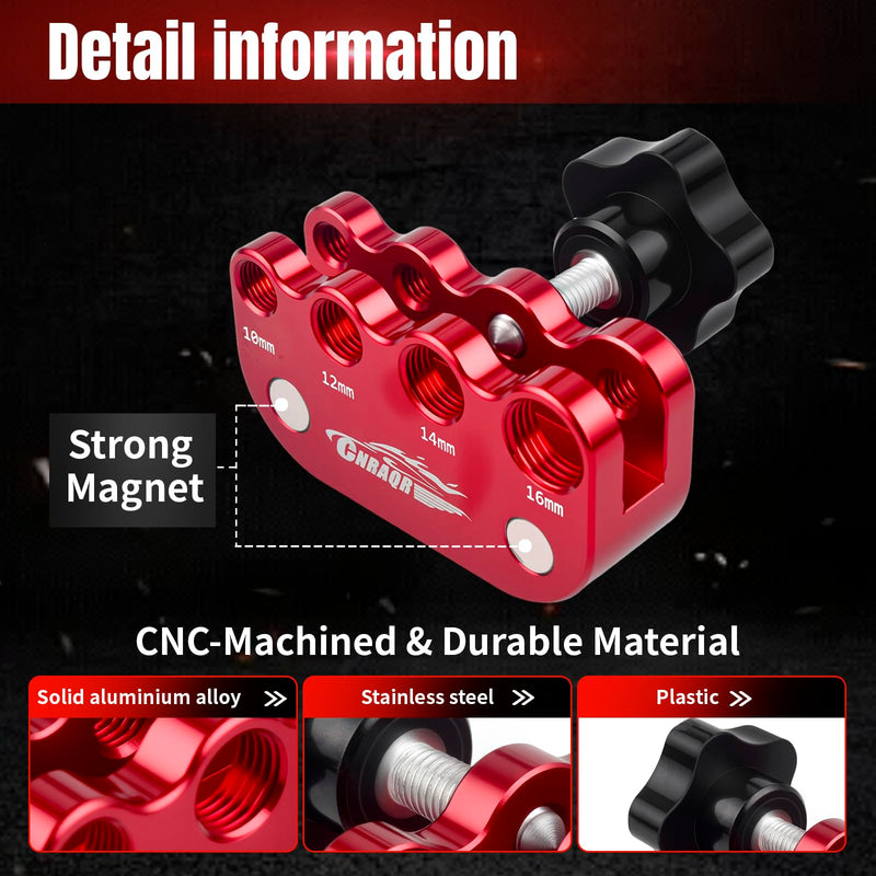 Universal Spark Plug Gap Tool for Most 10mm 12mm 14mm 16mm Spark Plugs with 1 Set Feeler Gauge Black