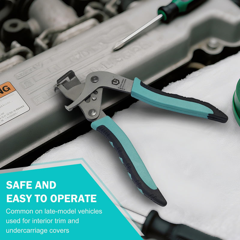 Car Clip Pliers and Disassembly Tools, Efficient Multi-Functional Automotive Snap Pliers, Easy to Remove Fasteners, Clips, Buckles, and Rivets, Open The Panels Effortlessly Without Damage