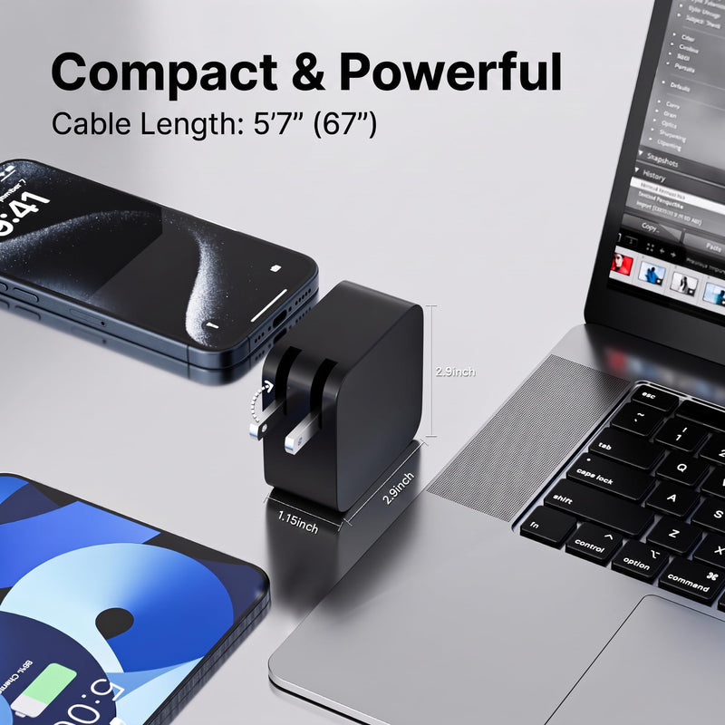 65W 45W USB-C Laptop Charger Replacement for ASUS Chromebook ZenBook | Compatible with All ASUS Chromebook & ZenBook Series 65W 45W USB Type C Power Adapter