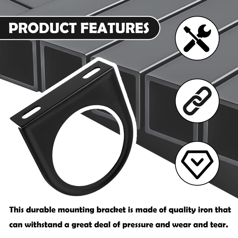 2-Inch Single Hole Gauge Mounting Panel,Durable Metal Gauges Pillar Mount Pod Holder with ID 2 Inches/52mm,Universal Gauge Bracket Holder for Auto,Truck Accessories