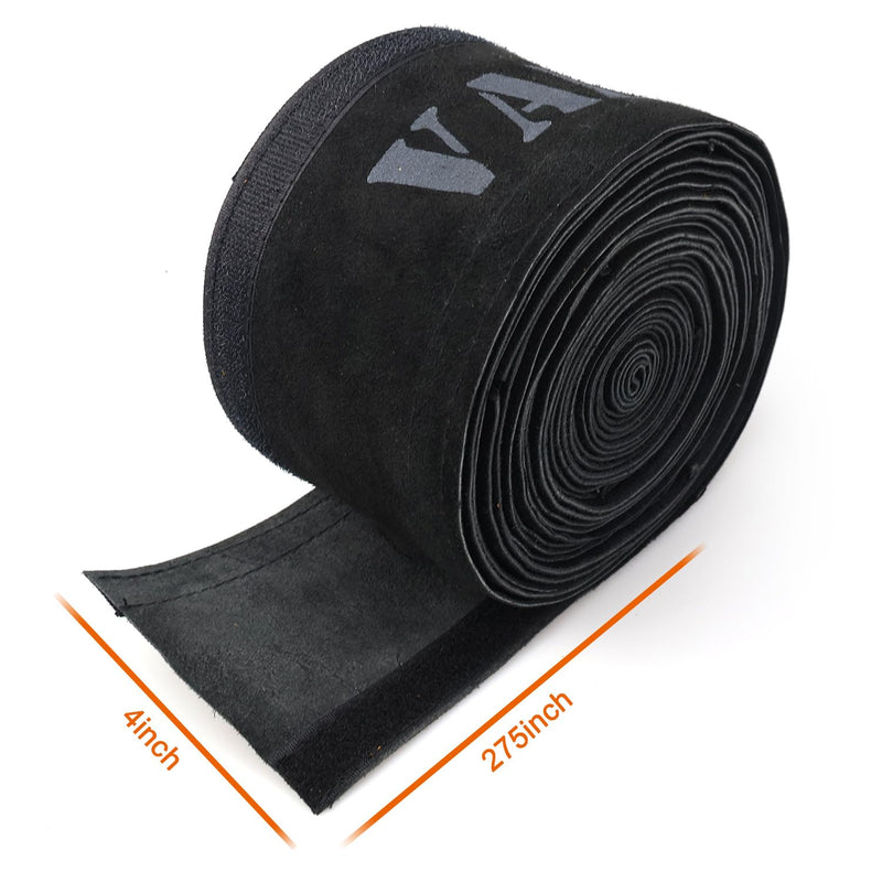 TIG Welding Torch Cable Cover Flame-Resistant Leather Black Cover 275"x 4" (23 Feet Length) 23 Feet(7 Meters) 1 Pack