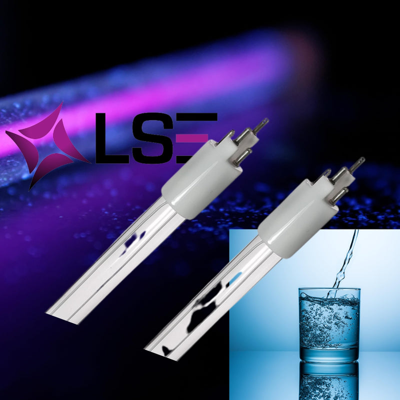 LSE Lighting 2-Pack S810RL UV Replacement Lamps – 4-Pin UV-C Bulbs for S8Q-PA, S8Q-PA/2, S8Q, S8Q/2, S8Q-Gold Systems – 12,000 Hour Quartz Life – Non-Ozone – Designed in USA