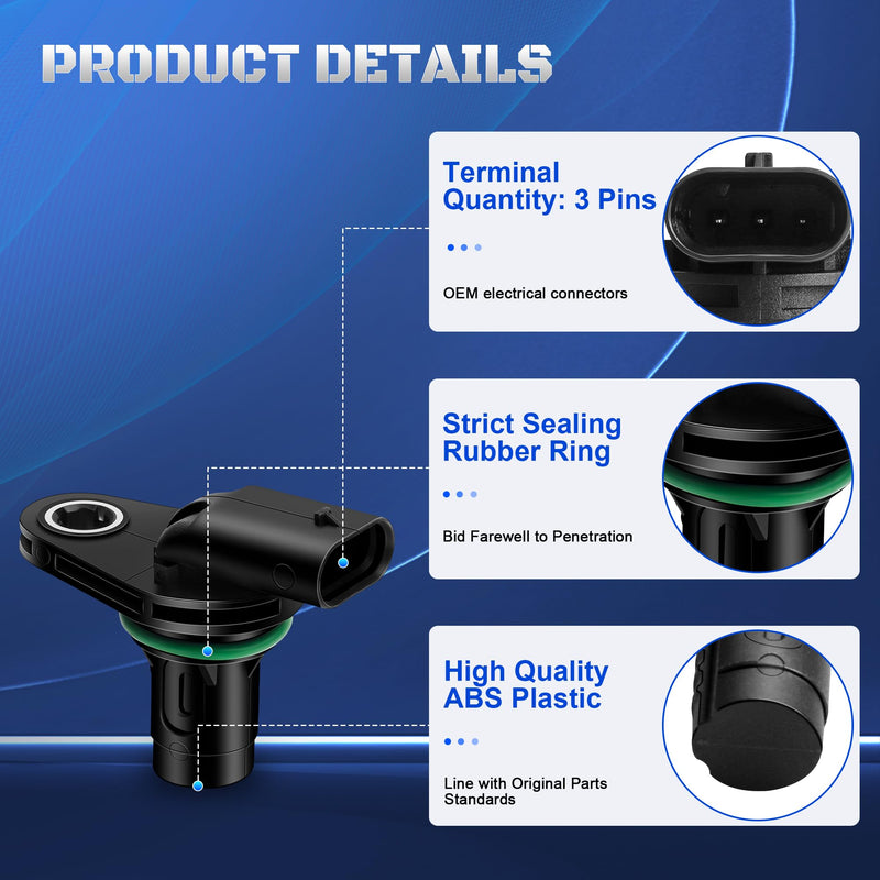  [AUSTRALIA] - Set of 2 Camshaft Position Sensor Compatible with Mercedes-Benz C300 C350 CL550 CLS550 E350 E550 E63 G63 S63 AMG GL550 ML350 ML550 S550 SL550 SLK350 2012-2018 Replaces 2761530028, 2769050143