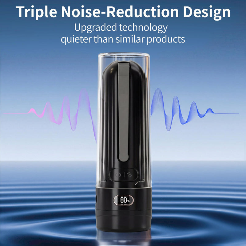 Portable Bidet for Travel, Personal Hygiene Sprayer Bottle for Women Men, Mobile Bidet Portable for Toilet,Electric Handheld High-Pressure Foldable USB-C Battery-Powered (Black) Black