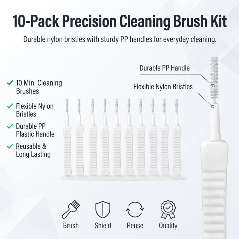 Phone Port Cleaner - 10 Pack Phone Charge Port Cleaning Tool Kit, Cell-Phone Charging Port-Cleaning Kit, Charging Port-Cleaner, Anti-Clogging Mini Brushes for Clean Mobile Speaker, Tablet, Camera