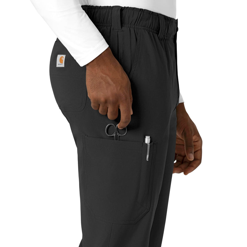 Carhartt Rugged Flex Ripstop Men's Straight Leg Scrub Pant Medium Black