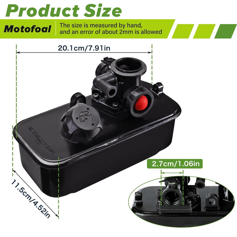 494406 795477 Metal Carburetor 498809 Fuel Tank Replacement for B&S 795469 794147 699660 794161 498809 498809A 498811 497619 Carb