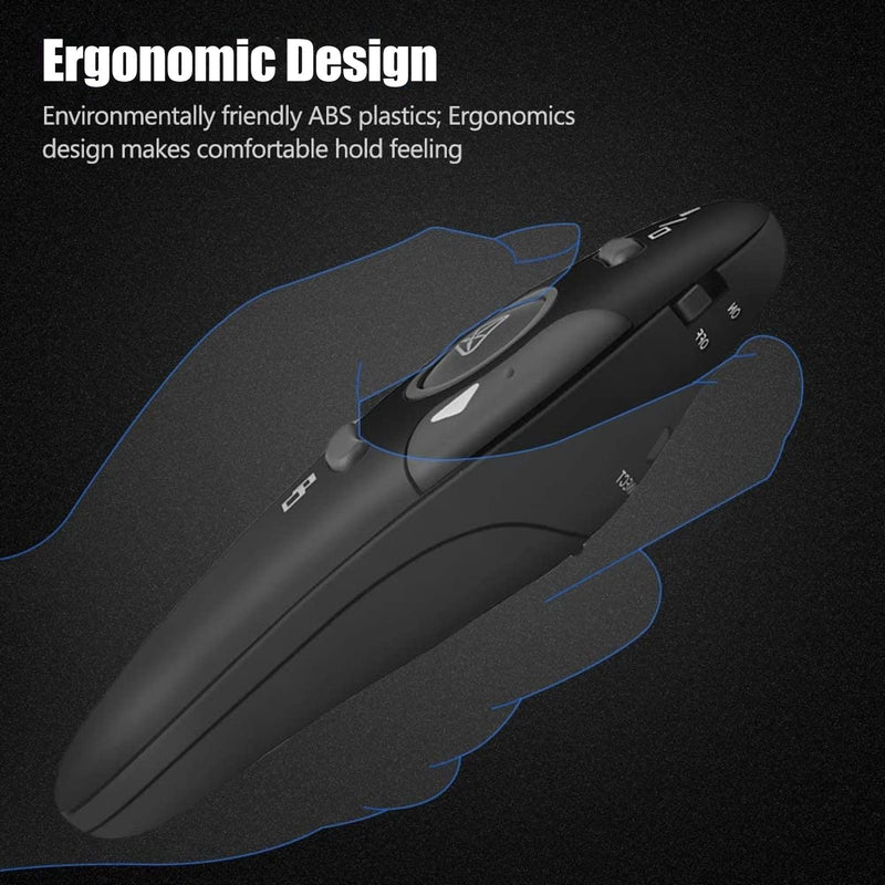 Presentation Clicker, Presenter Remote Clicker for Presentation Remote, PPT Clicker 2.4GHz USB Presentation Clicker for Computer, Laptop,