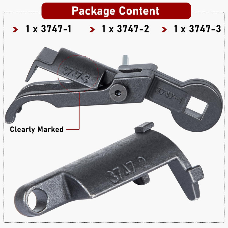 Camoo Rocker Arm Remover/Installer & Valve Spring Compressor Tool for 1999-2013 Jeep, Dodge, for Chrysler with 3.7L & 4.7L Engines, 3/8 Inch Drive Replace for 3747-1 10102 8426 8387 8516A