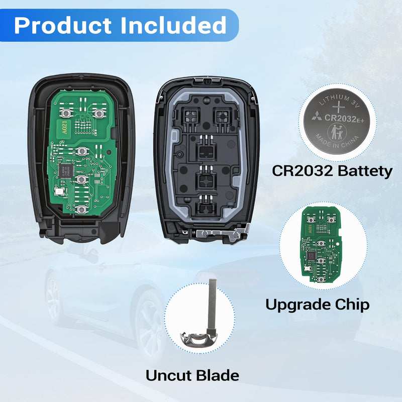Key Fob Fits for Chevy Equinox 2018 2019 2020 2021 HYQ4AA | Fits for Chevrolet Equinox Car Keyless Entry Remote Control 13584498 13529650 315 MHz