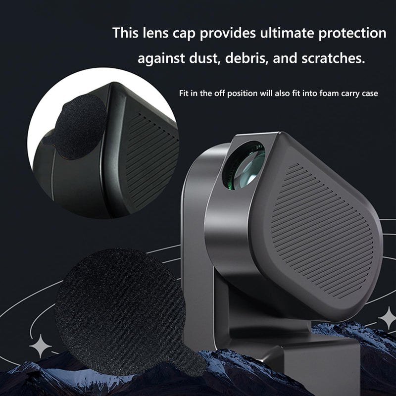 Cap Cover and Bahtinov Mask Focus for ZWO Seestar S50,Lens Cap for Seestar S50 Accessories for ZWO Seestar S50 Made of TPU Black