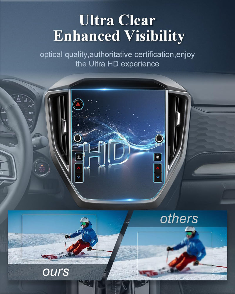 BIBIBO Upgraded Matte Anti-Glare for 2026 Subaru Forester Screen Protector 2025 2026 Subaru Forester(Premium/Sport/Limited/Touring)/2026 Forester Wilderness 11.6" Touchscreen Tempered Glass Lessen Fingerprints for 2025-2027 Forester (1Pcs)