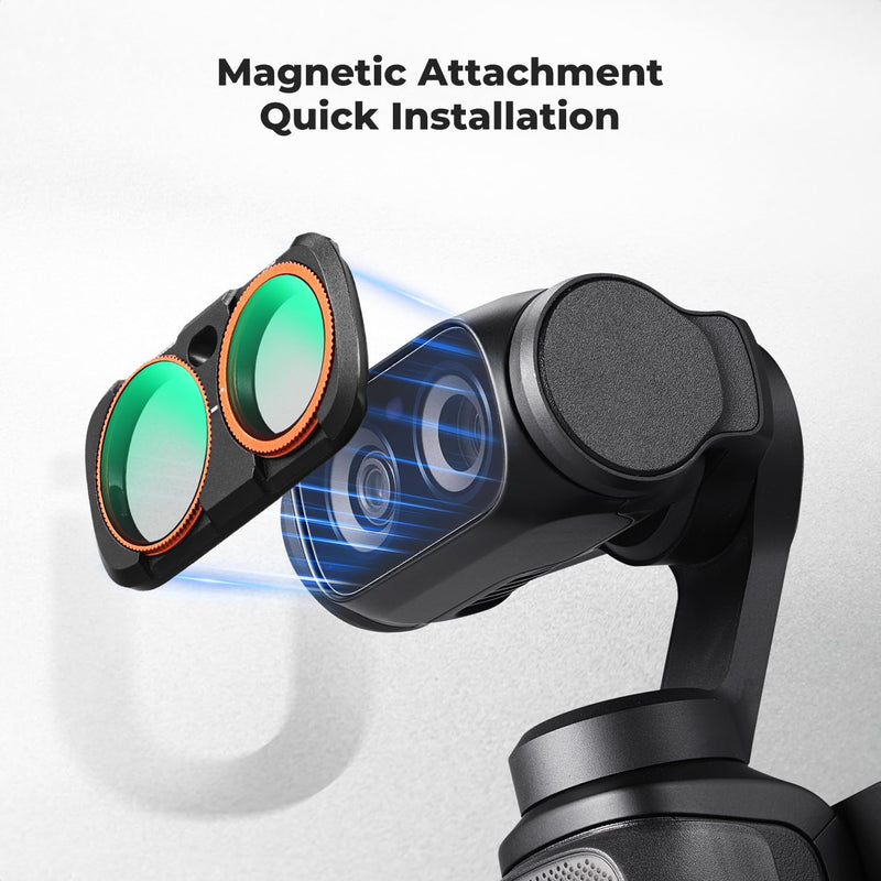 K&F CONCEPT CPL Filter Compatible with Luna Ultra | Circular Polariser Filter Magnetic High-Definition Glass Multi-Layer Coating