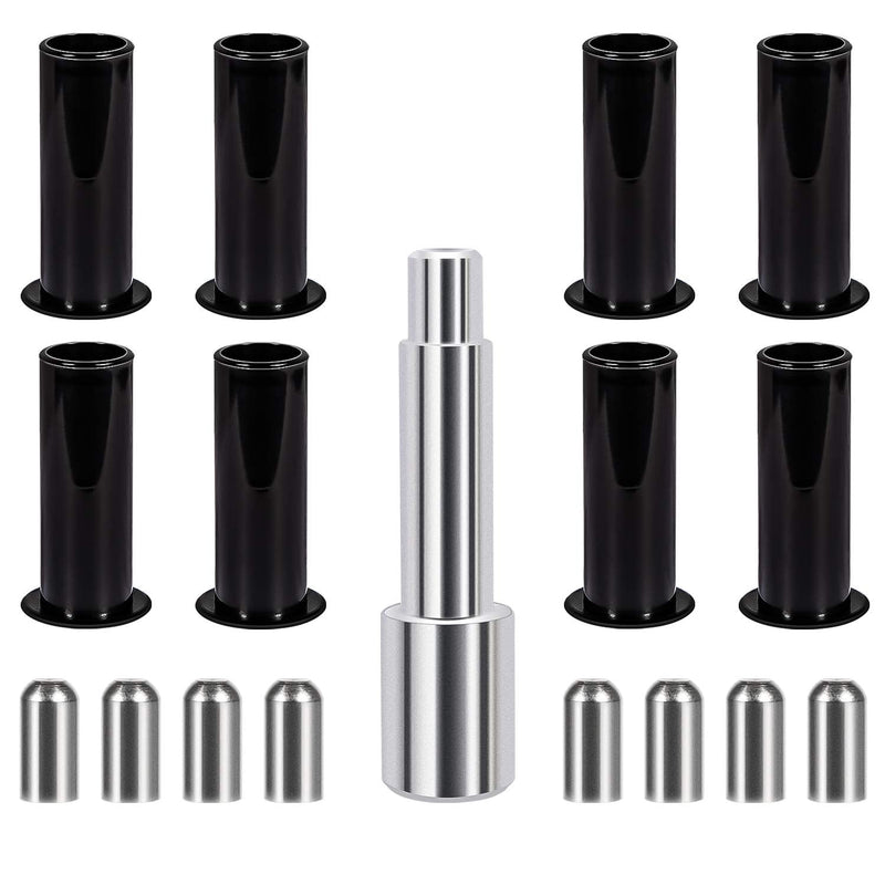 Door Pin Guides & Door Bushing Removal Tool For Jeep Wrangler JK JKU JL JLU Sports Sahara Freedom Rubicon Unlimited Gladiator JT 2/4-Door 2007-2024 Stainless Steel Hinge Bolts Guides Liners (17 PCS)
