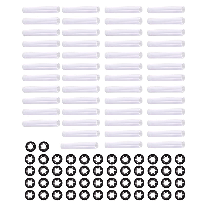 XTPTFABS Garage Door Hinge Quiet Roller Sleeves Shaft gaskets Compatible with New Rollers or Stems (ID-11mm; OD-11.90mm; L-80mm)