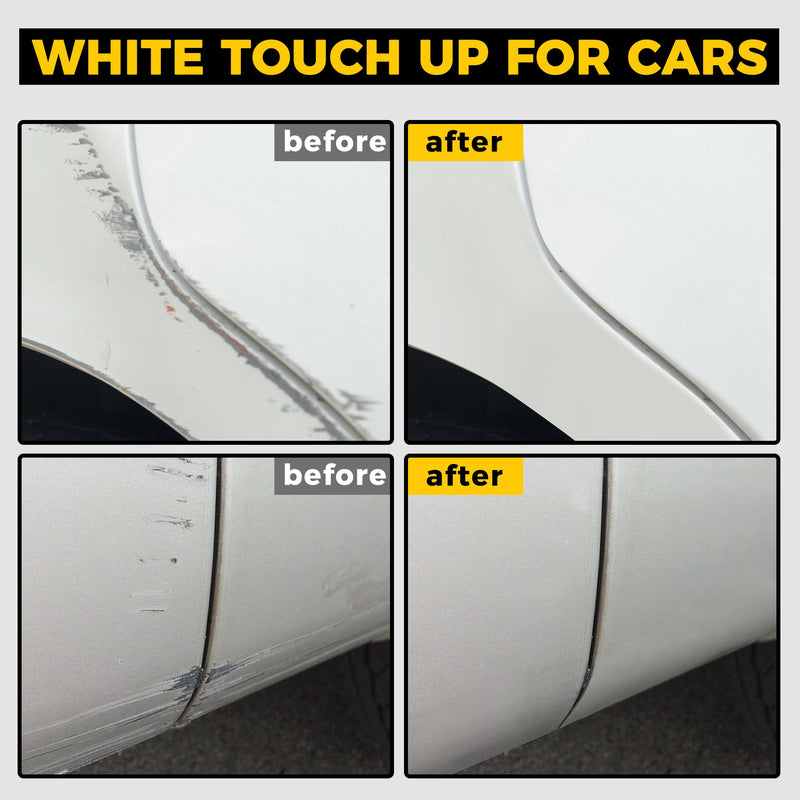 SELEAD Jumbo Tire Marker White - 4 Pack 15mm Wide Tip Paint Pens for Car Tires Lettering, Large Capacity Premium Ink Waterproof Permanent Markers 4white