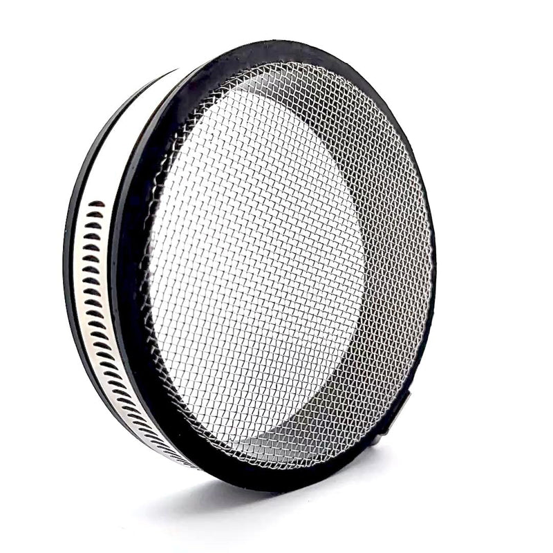 4″ Turbo Inlet Guard – Black Steel Mesh Screen, Universal 4″ / 102 mm Fit – Budget Friendly 4.00" Inlet