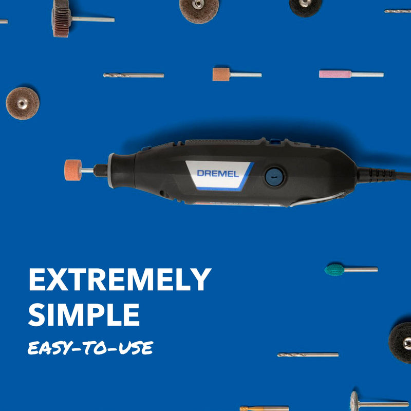 Dremel 3100-1/15 Variable Speed Rotary Tool Kit- 1 Attachment and 15 Accessories, Ideal for a Variety of Crafting and DIY Projects- Cutting, Sanding, Grinding, Polishing, Drilling, and Engraving 16 Piece Kit 16-Piece Kit