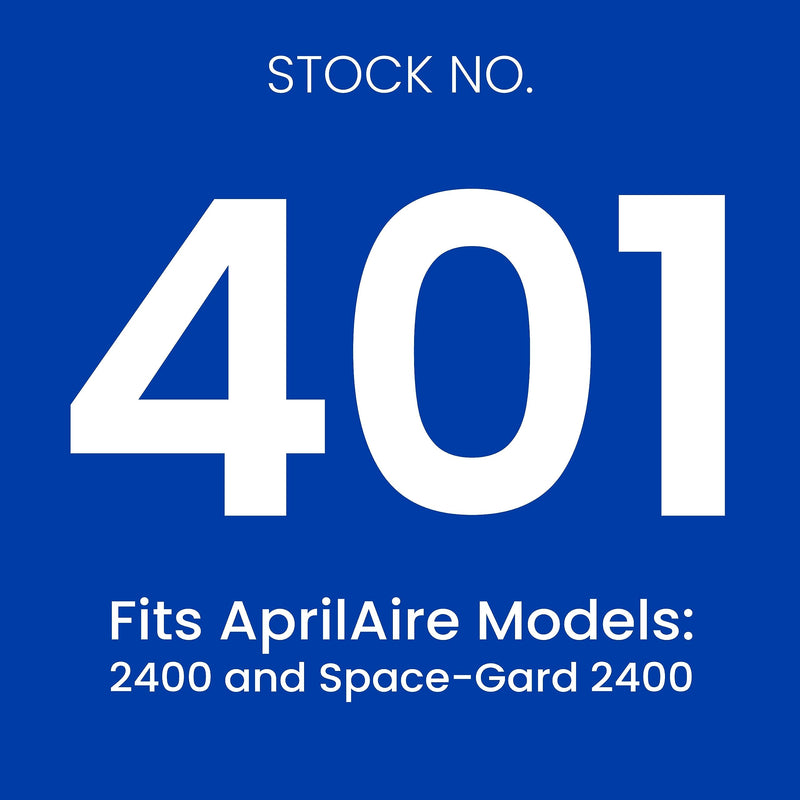 AprilAire 401 Replacement Furnace Filter for AprilAire 2400, Space-Gard 2400 Whole-House Air Purifiers - MERV 10, 16x25x6 Air Filter (Pack of 1) 16" x 25" x 6" (Pack of 1)