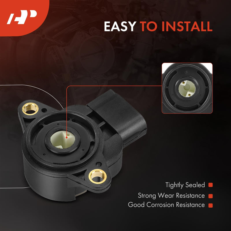 A-Premium TPS Throttle Position Sensor Compatible with Toyota Corolla 2005, Tacoma 1997-2004, Tundra 2000-2003, 4Runner 1996-2000, Matrix, Celica, Hilux, T100 & Pontiac Vibe, Replace# 89452-35020