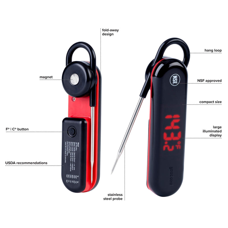 GoodCook Touch Digital Instant Read Thermometer with LCD Display