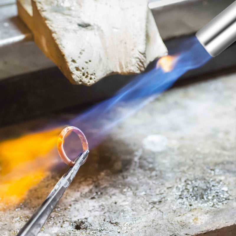 Propane Torch, High Intensity Torch Head Trigger Start Gas Torch for Propane, Map and Mapp Gas, Mapp Gas Torch for Campfire, Charcoal, Firewood, Welding